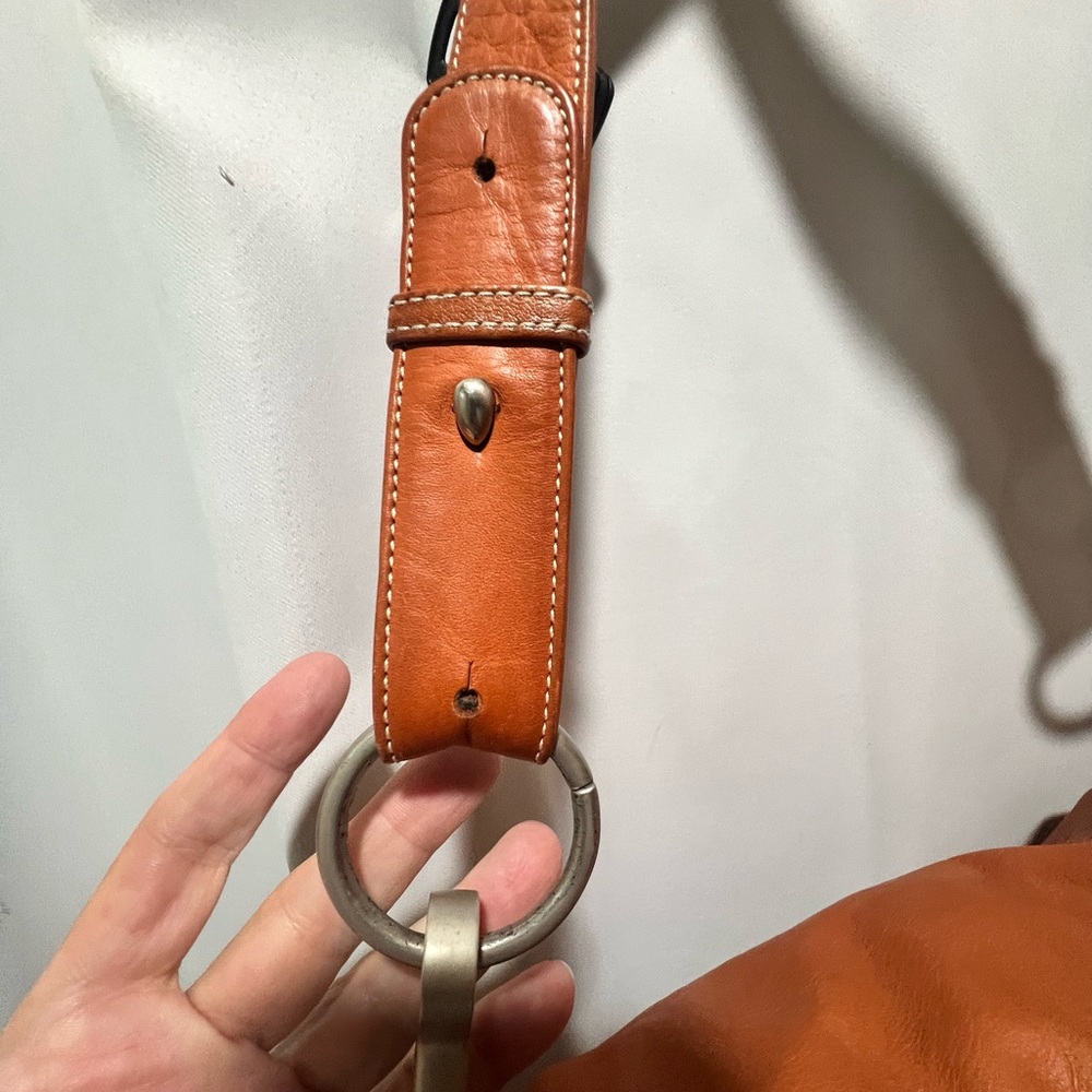 Chic Brown Leather Lupo Barcelona Hobo Bag - Picture 12 of 16